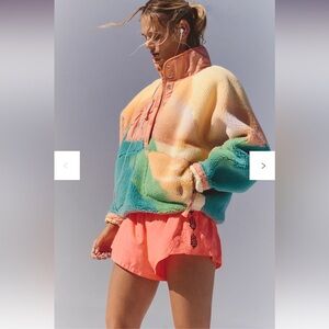 Free people fp movement Hit the Slopes fleece pullover sunfaded horizon